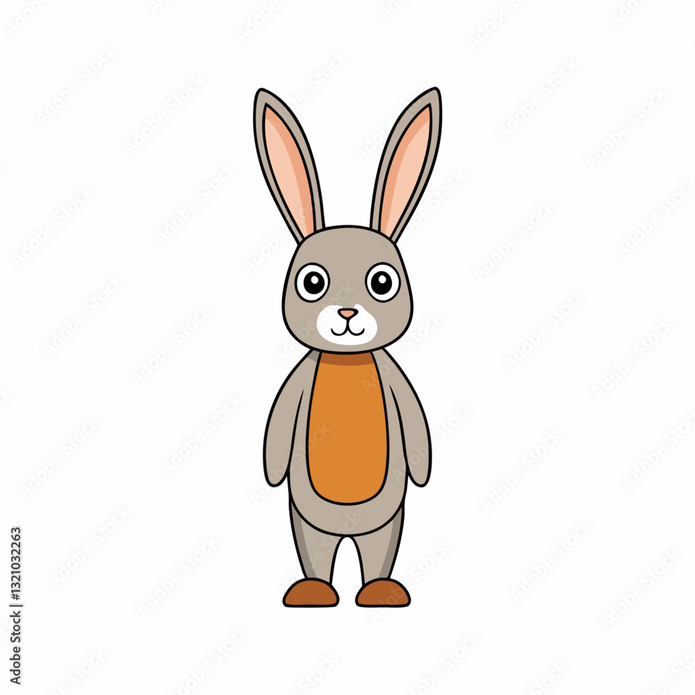 cartoon rabbit vector cartoon rabbit vector