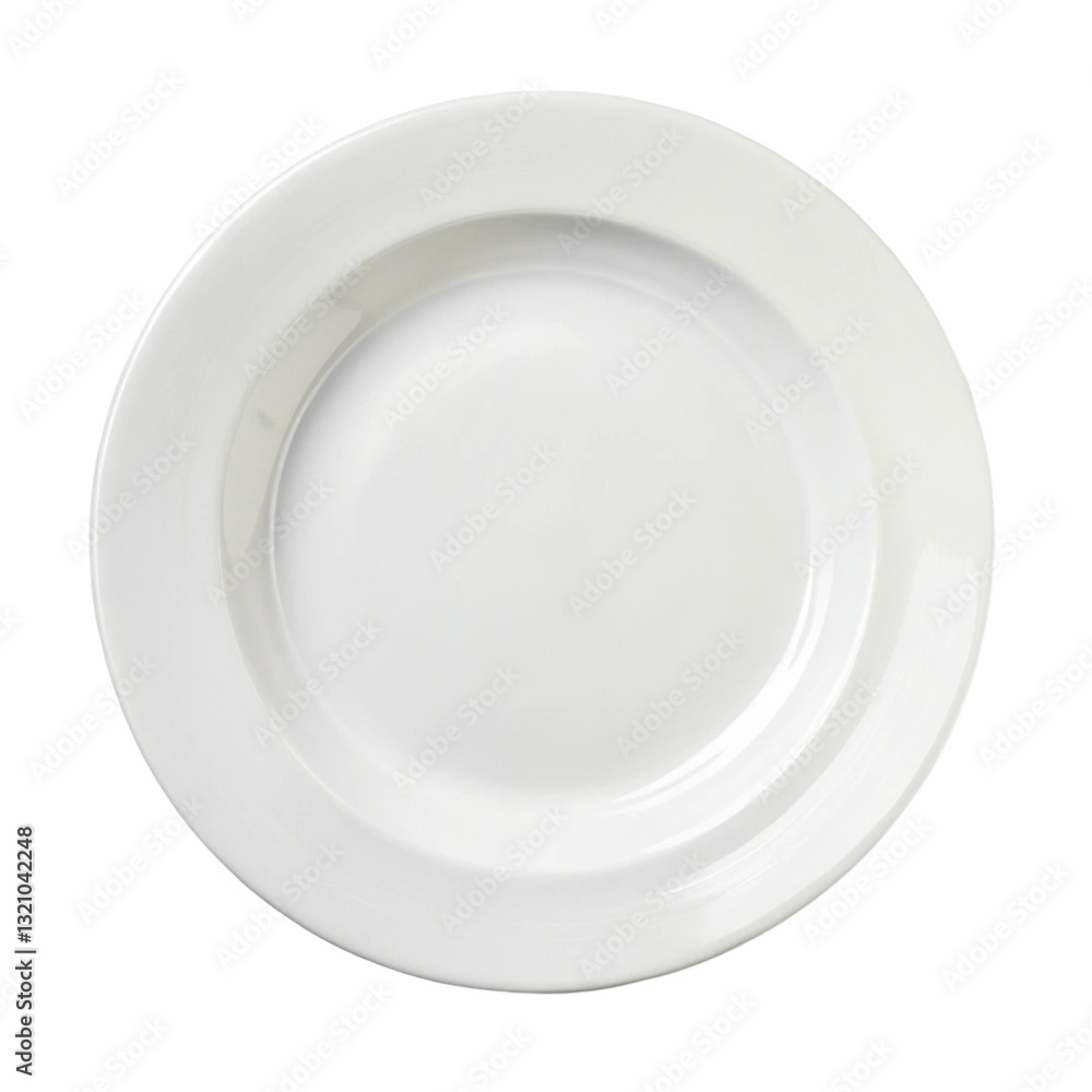 white plate on white background white plate on white background