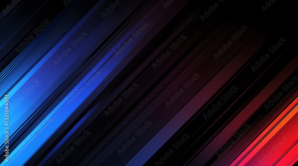 Angled abstract background composed of colorful light and dark bands Angled abstract background composed of colorful light and dark bands