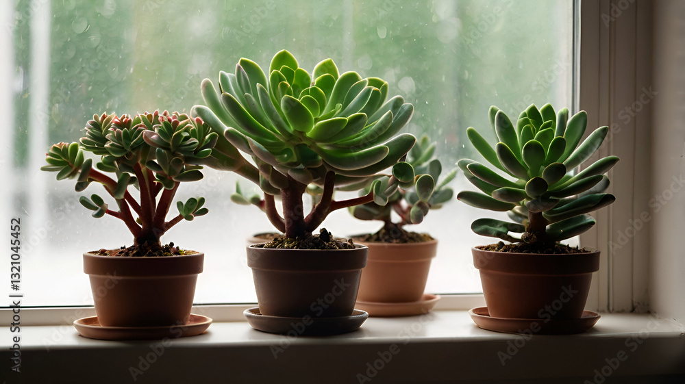 Fototapeta premium minimal plant pot for decoration and mock up . decorative cactus potted. 