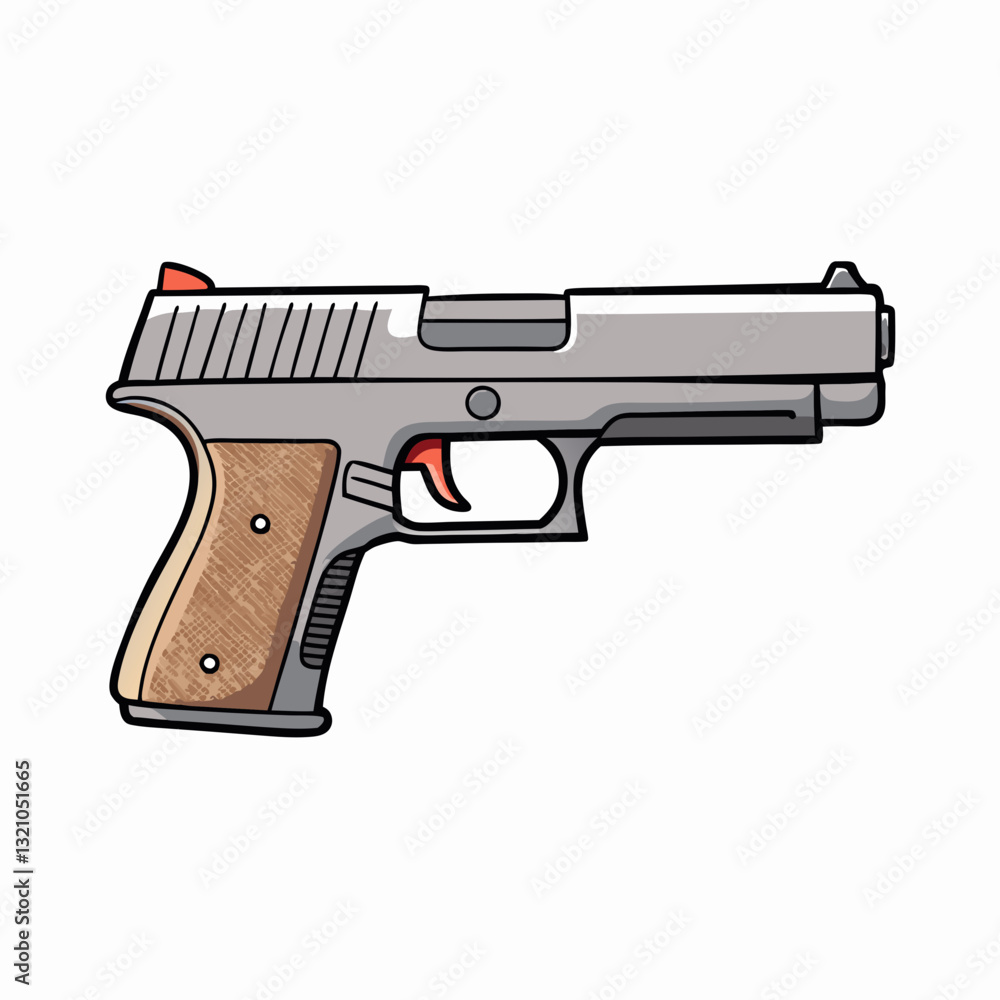 pistol and bullets pistol and bullets