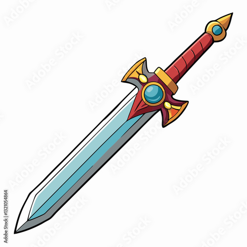 illustration of a sword