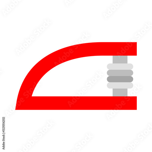Spring board flat icon