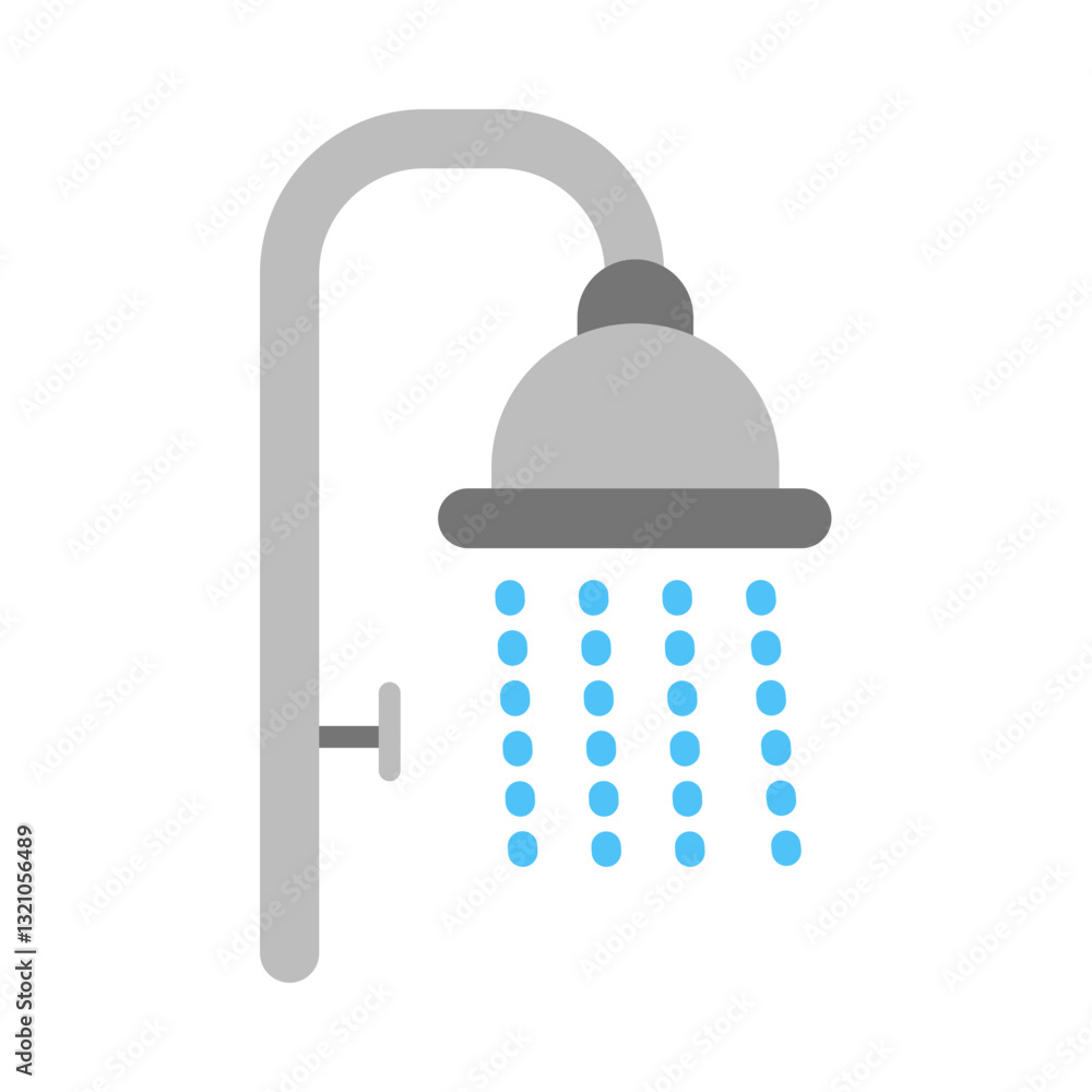 Shower flat icon Shower flat icon