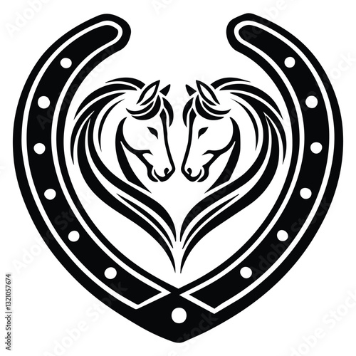 Horse Racing vector illustration, Equestrian design, horseman clipart Design
