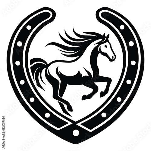 Horse Racing vector illustration, Equestrian design, horseman clipart Design
