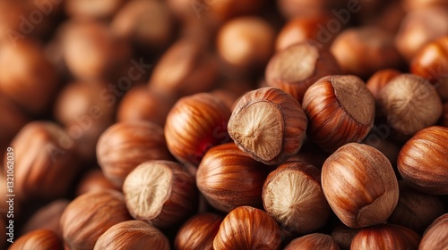 Close-up of Hazelnuts: A Delicious and Nutritious Snack