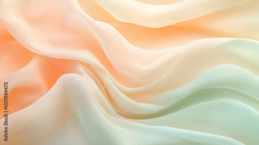 Fototapeta premium Soft Pastel Fabric Texture with Ombre Effect