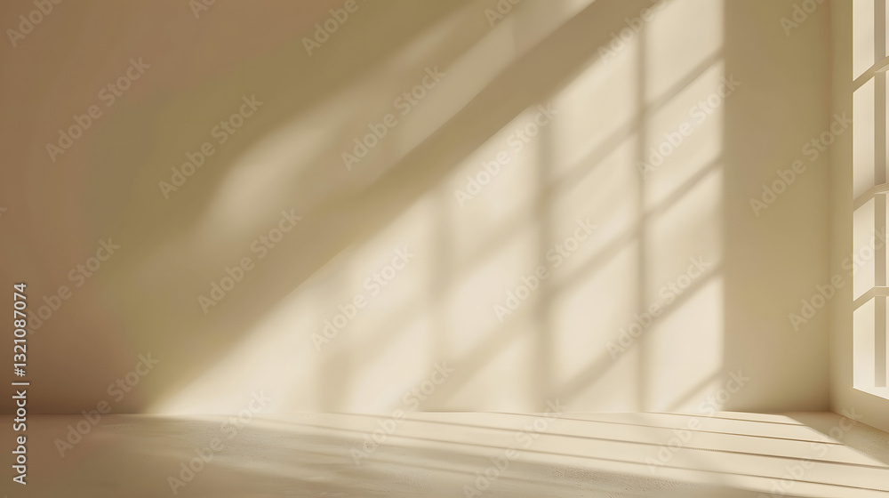 Obraz premium Beige wall background