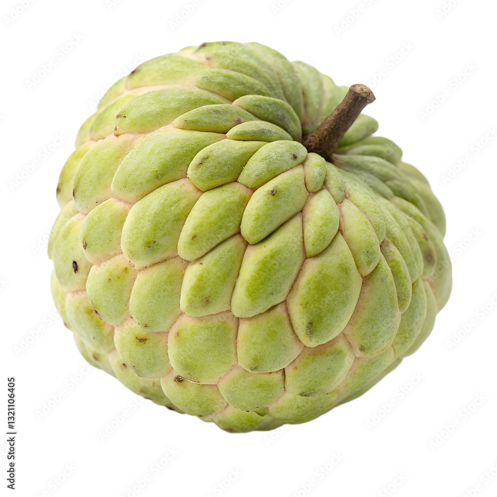 Sugar apple fruit isolated on transparent background Sugar apple fruit isolated on transparent background