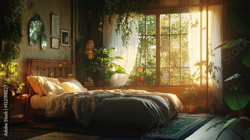 Tranquil Bedroom Retreat for Relaxation and Peaceful Sleep