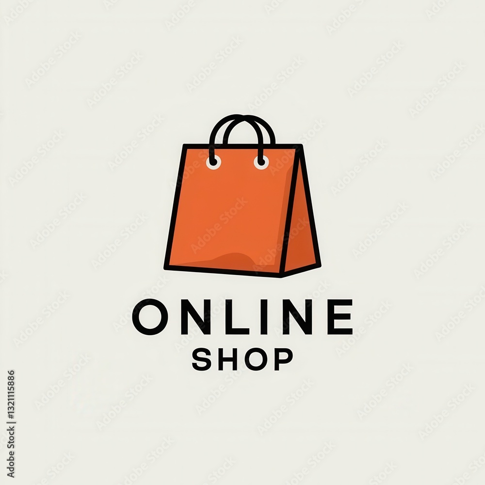 Modern and creative logo design for online store or E-commerce branding Modern and creative logo design for online store or E-commerce branding