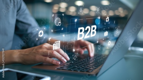 Wallpaper Mural B2B Business Strategy: Digital Marketing and Online Sales Growth Torontodigital.ca