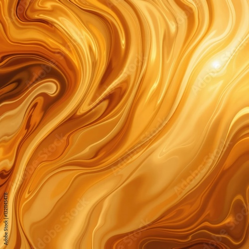 A golden wave with a yellow hue