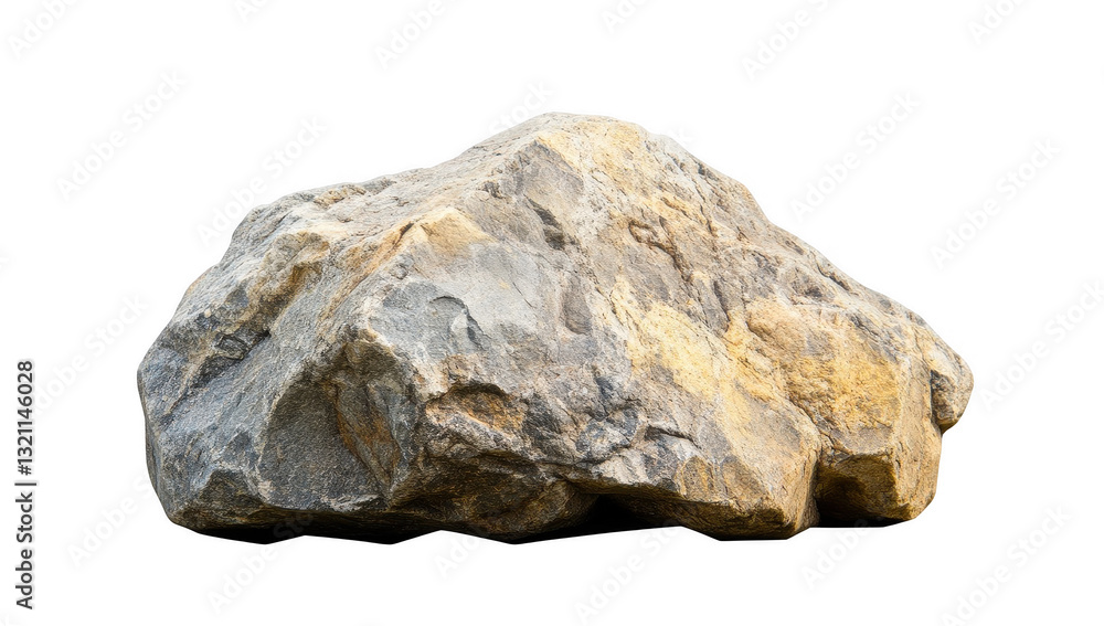 Natural rock formation with rough texture and earthy tones suitable for landscaping or construction projects Natural rock formation with rough texture and earthy tones suitable for landscaping or construction projects