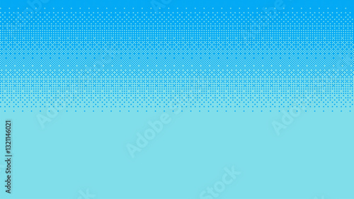 pixel art 8 bit light blue sky background with a halftone pattern. simple vector illustration. minimalistic design. no blur. no gradient shading. 