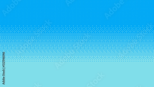 Pixel art light blue sky background with a halftone pattern. 2D game art. simple vector illustration. minimalistic design. no blur. dithering 8 bit retro video game style.