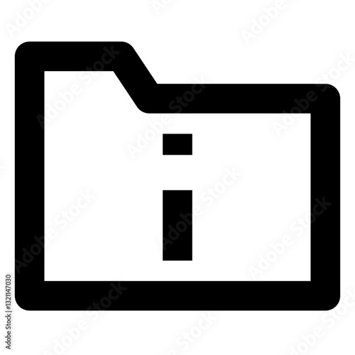 Folder regular icon