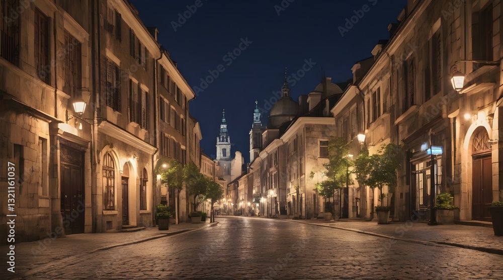 A nighttime shot of a historic city cent.generative.ai A nighttime shot of a historic city cent.generative.ai
