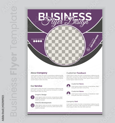 Corporate Business Flyer And Leaflet Design template