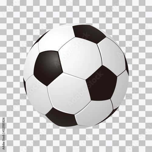 football soccer as a png on transparent background