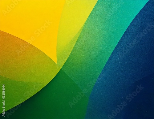 Fond abstrait – Forme en dégradé granuleux jaune, bleu et vert