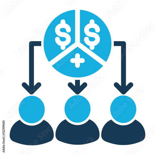 Shareholder Icon - Duo Tone Style - Business Value Themes
