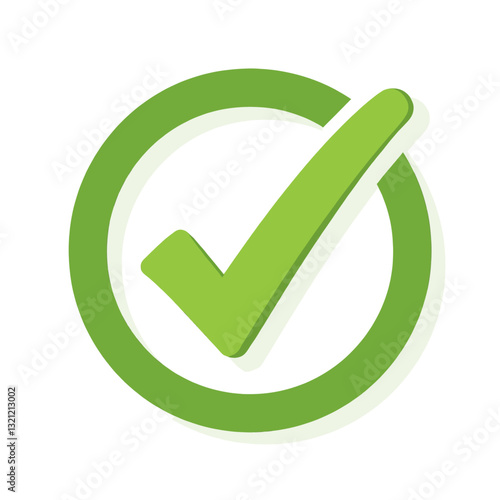 Green Checkmark in Circle Icon