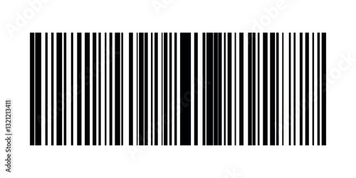 Barcode isolated on color background. Code stripes sticker. Barcode labels, customers qr code.