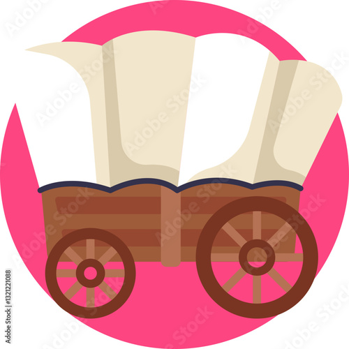 Western Wagon – A classic cowboy-era carriage with large wheels, commonly used for travel and carrying supplies.