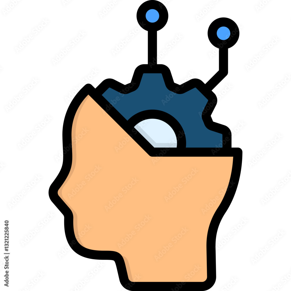 Obraz premium Intelligence Icon