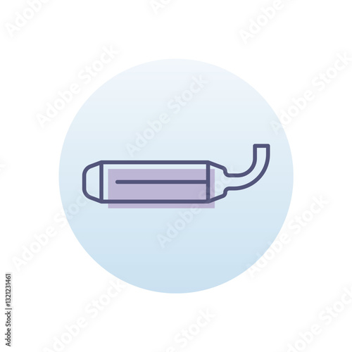 Silencer Vector icon
