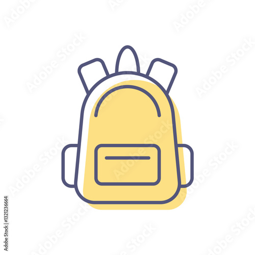 Bagpack Vector icon