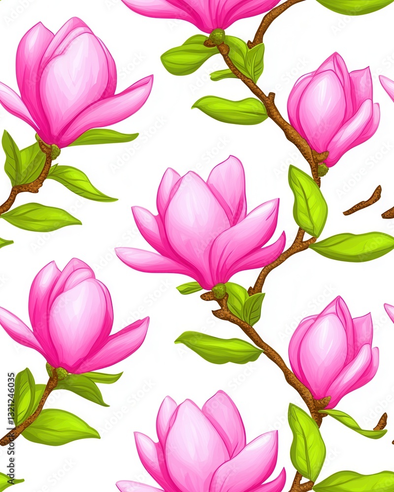 Artistic magnolia blossoms with soft pink petals creating a beautiful floral display in a serene and natural setting Artistic magnolia blossoms with soft pink petals creating a beautiful floral display in a serene and natural setting
