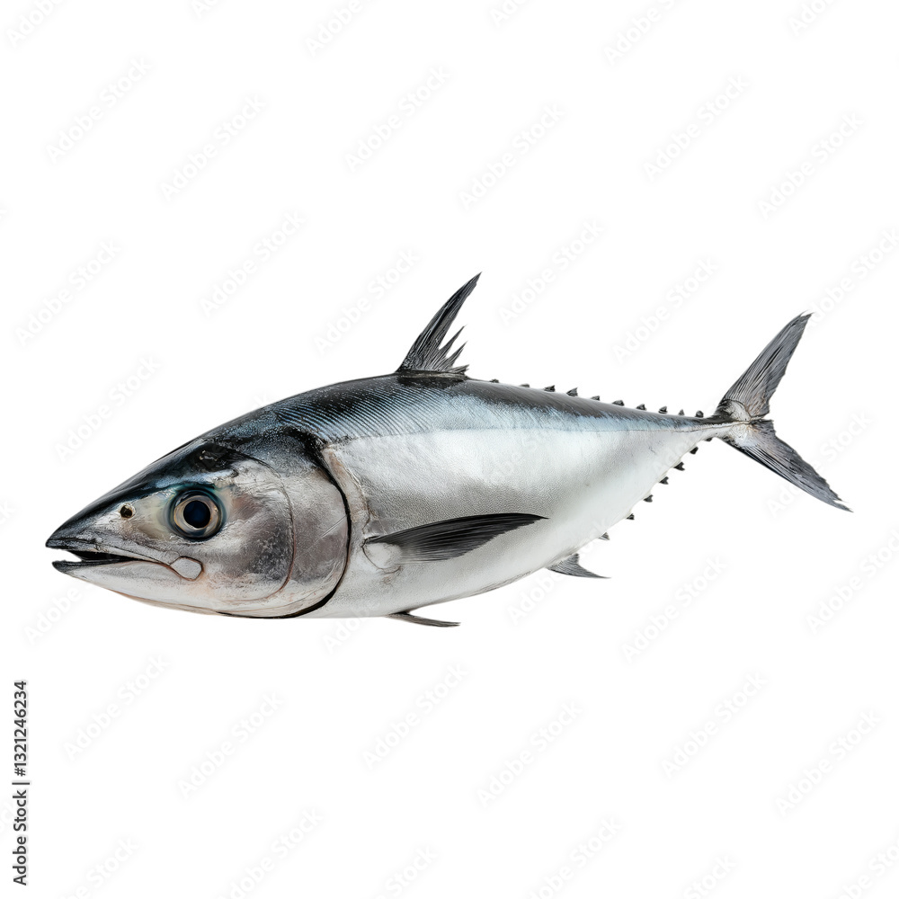 Bullet tuna fish isolated on transparent background Bullet tuna fish isolated on transparent background