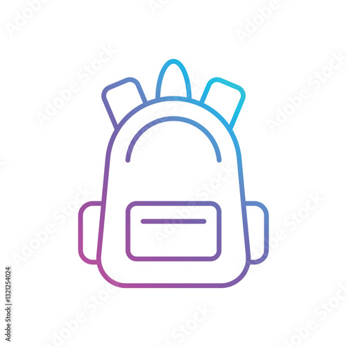 Bagpack Vector icon