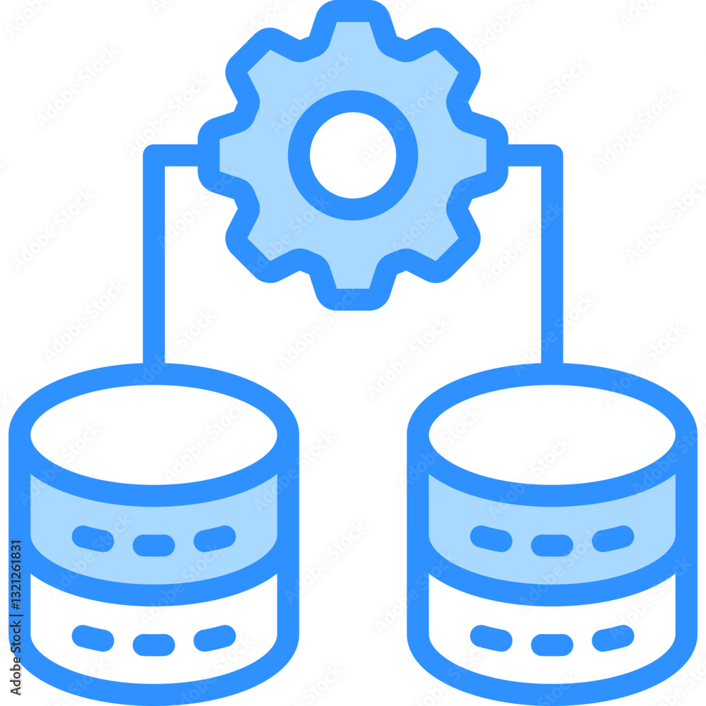 Obraz premium Data Resources Icon