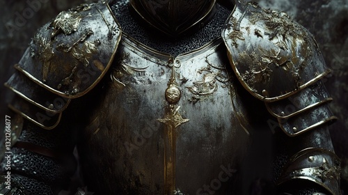Ancient Knight's Armor: A Medieval Masterpiece