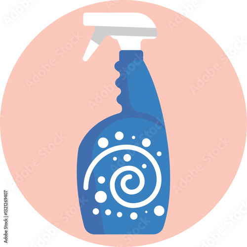 Fabric Freshener: A bottle symbolizing a product that eliminates odors and freshens up fabrics.