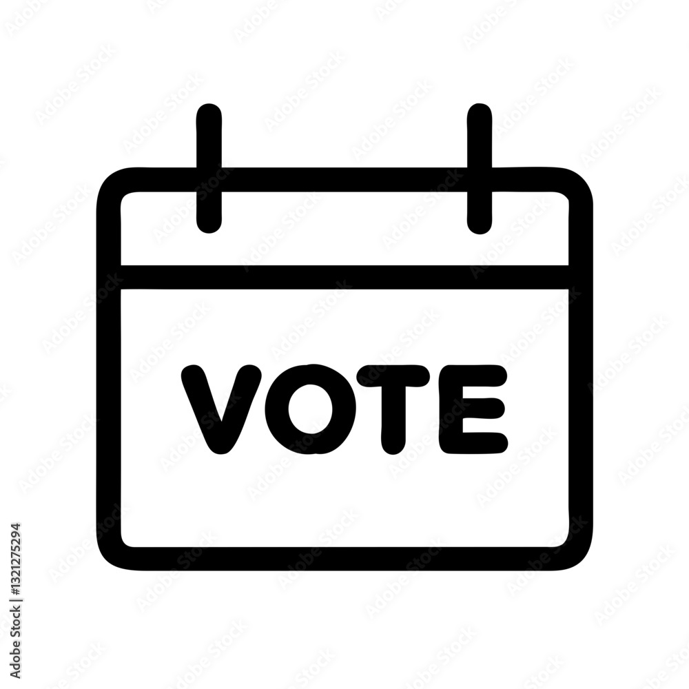vote calendar pictogram on transparent background
vote calendar pictogram on transparent background