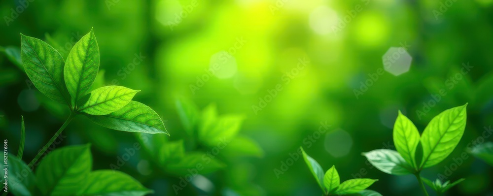 Vibrant green leaves, lush texture, sunlight dappled, wallpaper, ecology Vibrant green leaves, lush texture, sunlight dappled, wallpaper, ecology