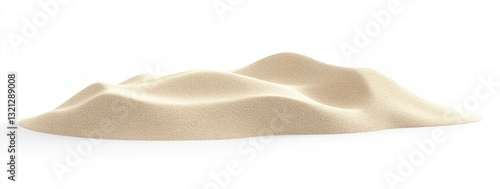 Desert dunes of beige sand
