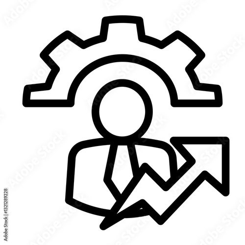 Excellence Icon - Outline Style - Business Value Themes