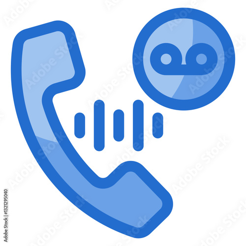 Call Recording Icon For Design Element