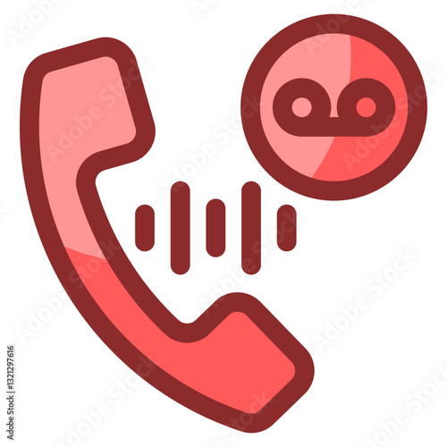 Call Recording Icon For Design Element