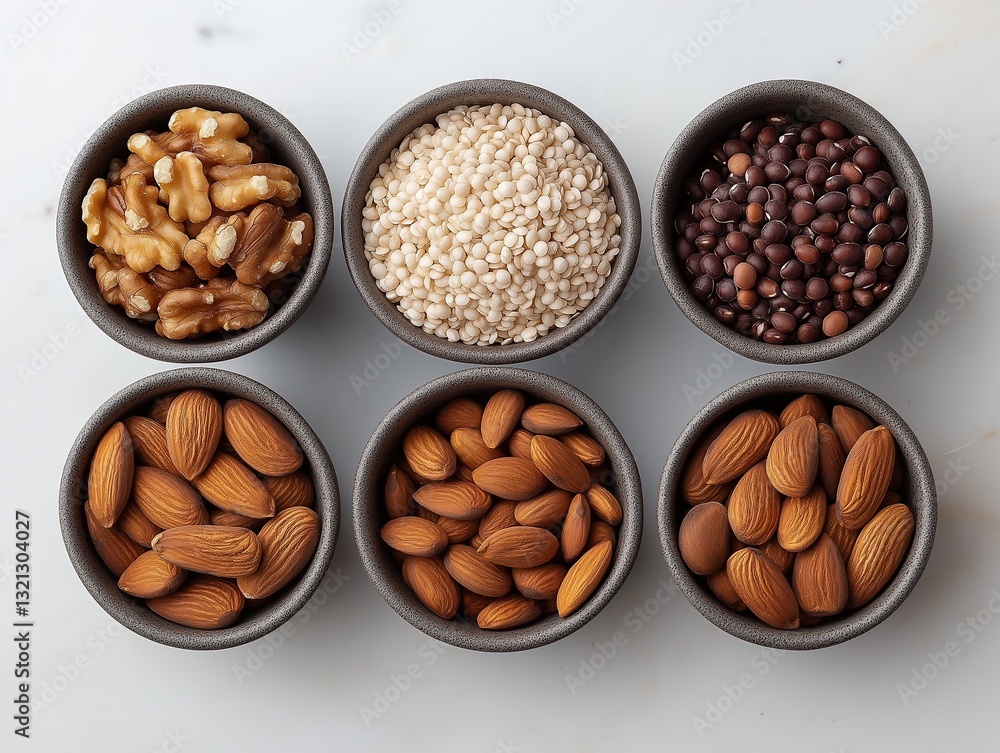 Organic Mixed Nuts and Grains: Superfoods for Healthy, Plant-Based Diet & Meal Prep Organic Mixed Nuts and Grains: Superfoods for Healthy, Plant-Based Diet & Meal Prep
