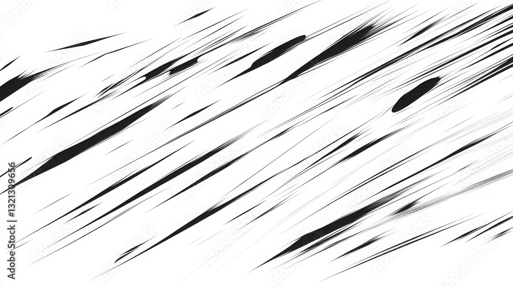 Obraz premium Vector manga speed lines for anime, comics, and superhero designs.