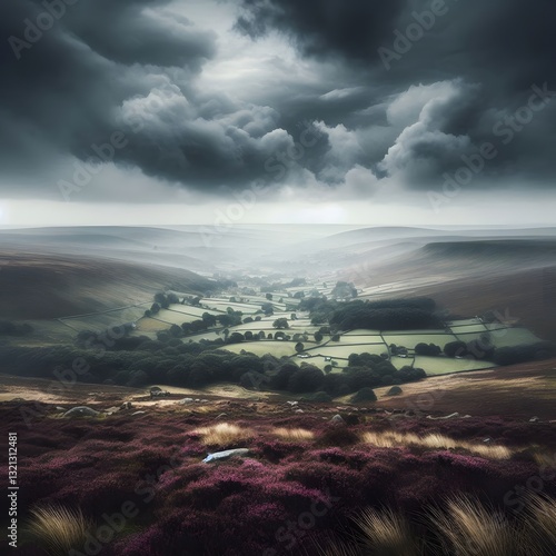 Fototapeta Naklejka Na Ścianę i Meble -  sunset over the mountains Winter at Morskie Oko or Sea Eye Lake in Poland Tatra Mountains