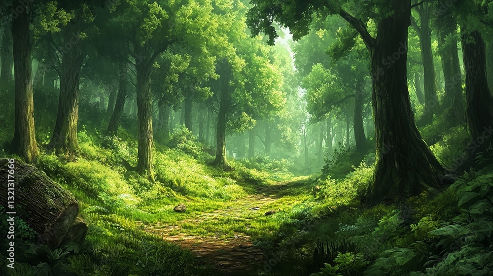 Obraz premium International Day of Forests embrace nature minimalist
