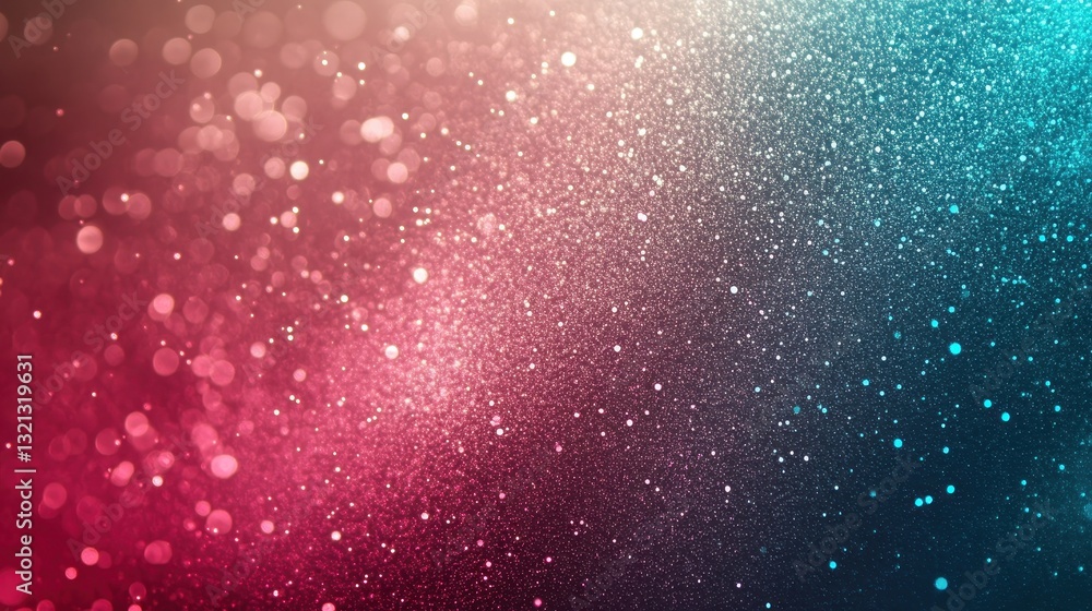Fototapeta premium Pink and Teal Glitter Background Texture